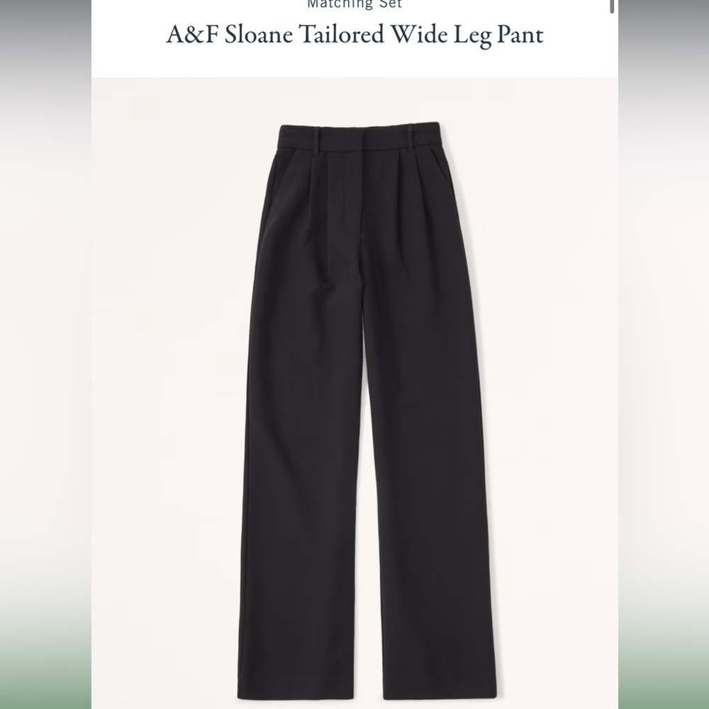 Abercrombie & Fitch Curve Love Tailored Straight Pant